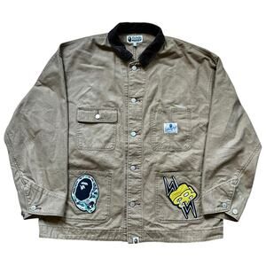 XXL Bape Washed Duck Coverall Jacket